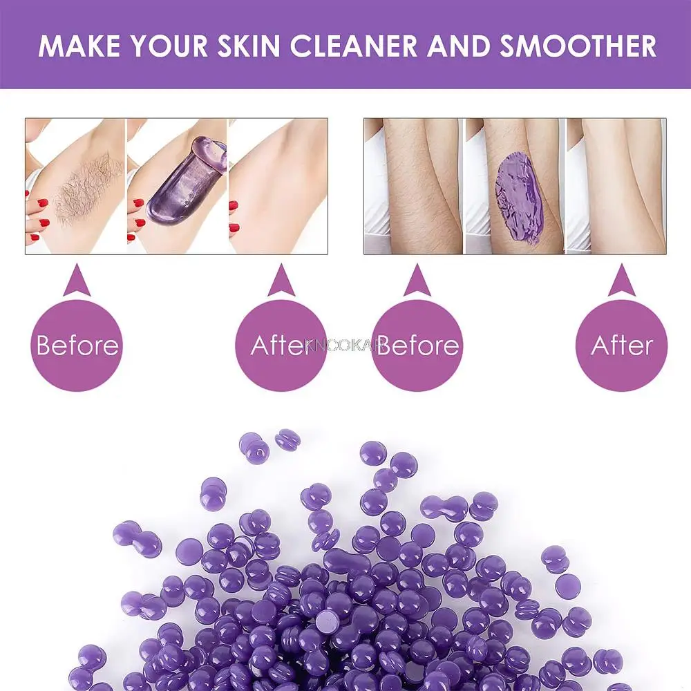 Wax Melts Machine Set Waxing Kit Hair Removal Wax Pot Wax Melter 200CC Waxing Kit Depilation Wax Therapy Heating Machine