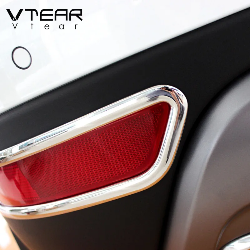 Vtear For Geely Atlas Emgrand NL-3 Proton X70 car fog light cover rear body Exterior Chrome car-styling accessories decoration