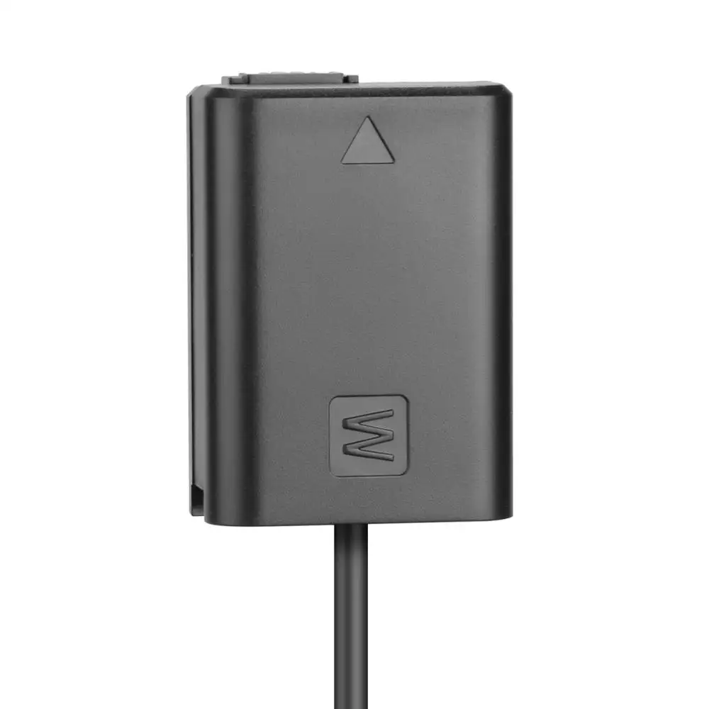 Adaptador fw50 da fonte de alimentação da c.a. do acoplador do bloco da bateria NP-FW50 manequim para sony a6500 a6400, a6300, a7, a7ii, a7rii, a7sii, a7s, a7s2,
