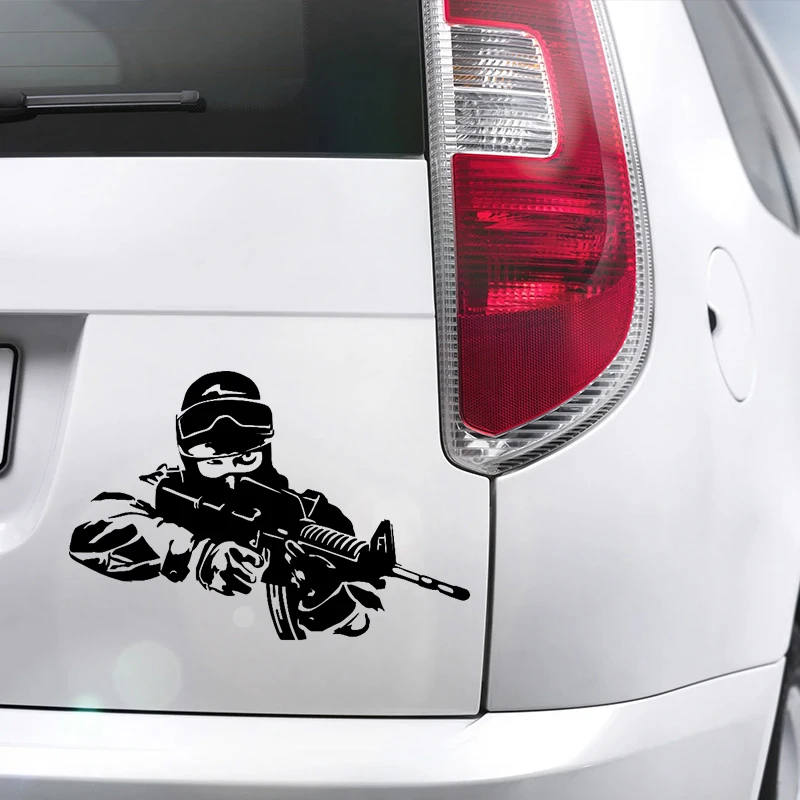 S61299 # Special Forces Black Transparent Car Sticker Vinyl Decal Waterproof Decors for Motorcycle Bumper Laptop