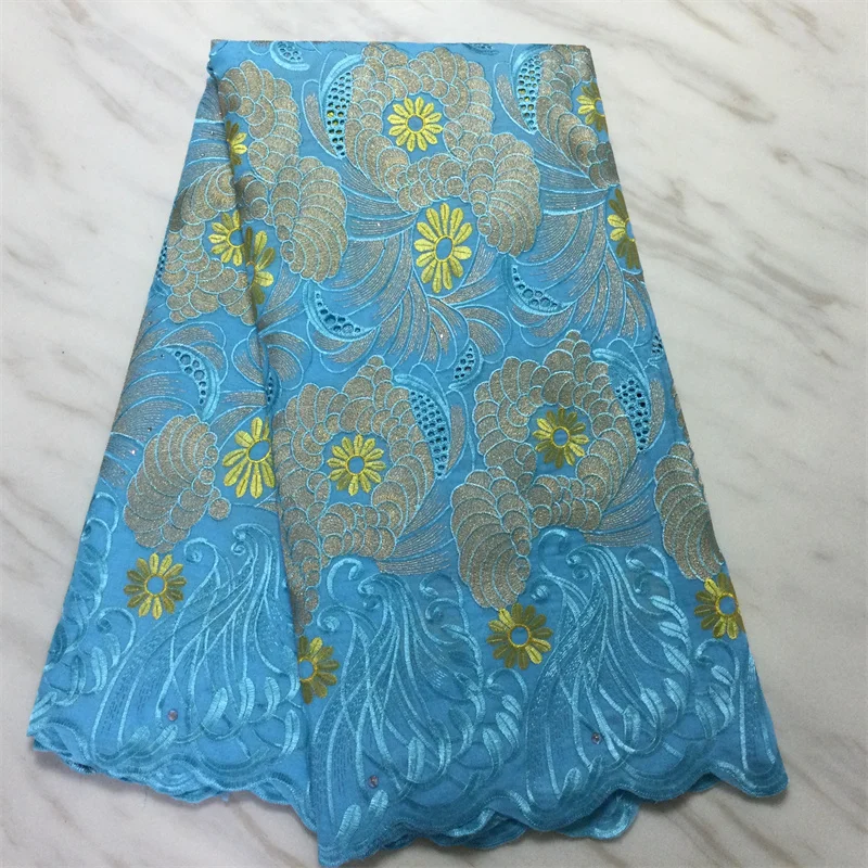 

Hot Selling African Cotton Lace Fabric 2021 High Quality French Lace Fabric Swiss voile Lace Fabric For Party Dress KPL21127