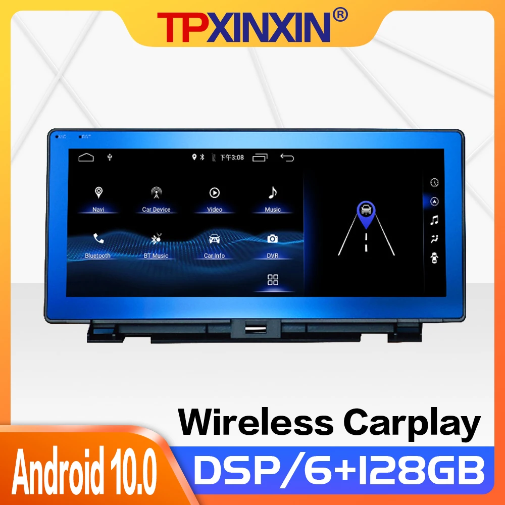 

Автомагнитола 2 din, 128 ГБ, Android, экран 10,25 дюйма, для Lexus CT200 2011-2018, мультимедиа, видео, DVD-плеер, навигация, стерео, GPS