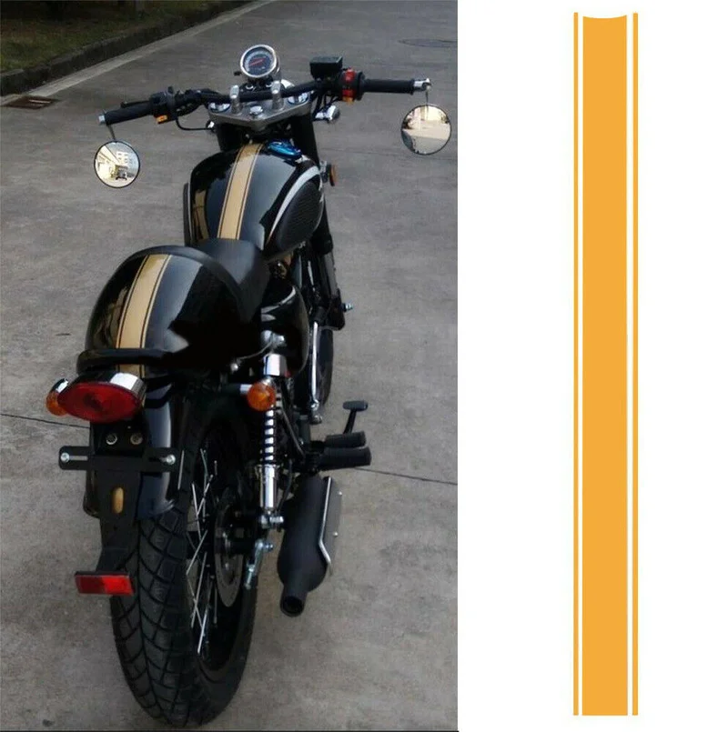 DIY Motorcycle Tank Fairing Cowl Stripes Pinstripe Vinyl Racing Decal Sticker Unique and Attractive Decoration Accessories