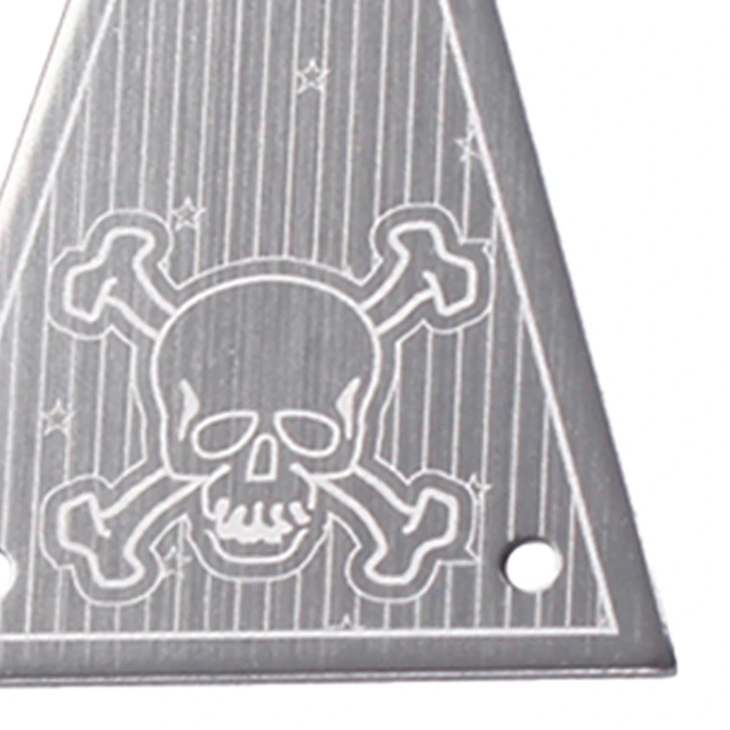 Tooyful Rod Cover Plate with 3 Pcs Mounting Screws for Jackson Electric Guitar
