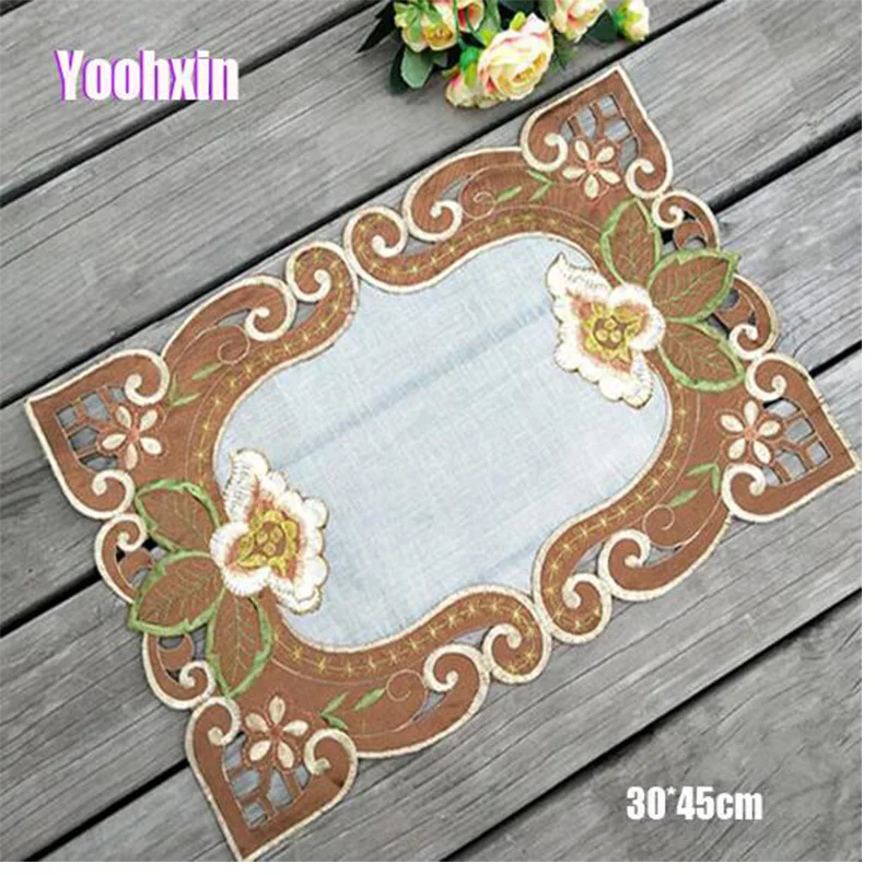 

New Lace Cotton Placemat Cup Coaster Tea Coffee Mug Kitchen Drink Table Placemat Cloth Crochet Doilies Dining Christmas Pad