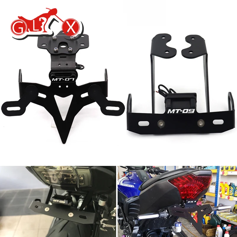 

For YAMAHA MT09 MT07 FZ09 FZ07 FZ MT 09 07 MT-09 MT-07 Accessories Rear License Plate Holder Bracket Tail Tidy Fender Eliminator