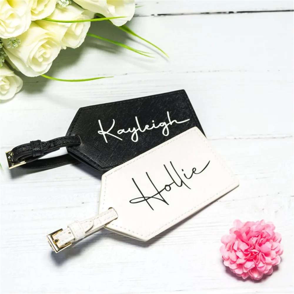 Personalized Name Passport Cover and Luggage Tag Set Customized Gift For Couples Unique Wedding Party Bridesmaid Gift Travel Set