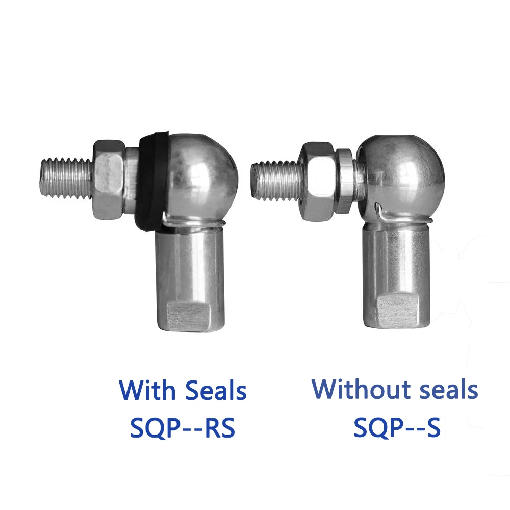 Estremità dell'asta del giunto sferico angolare in acciaio inossidabile SUS304 M5 M6 M8 M5x0.8 M6x1.0 M8x1.25