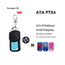 SMG ATA PTX4 433,92 MHz remote control ATA PTX-4 rolling code Garage Gate Door Replacement Remote Control