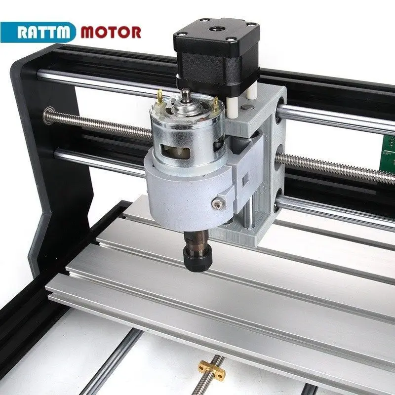 Fresadora de grabado láser de Pvc Pcb, enrutador de madera, 3 ejes, 3018 Pro CNC GRBL Control