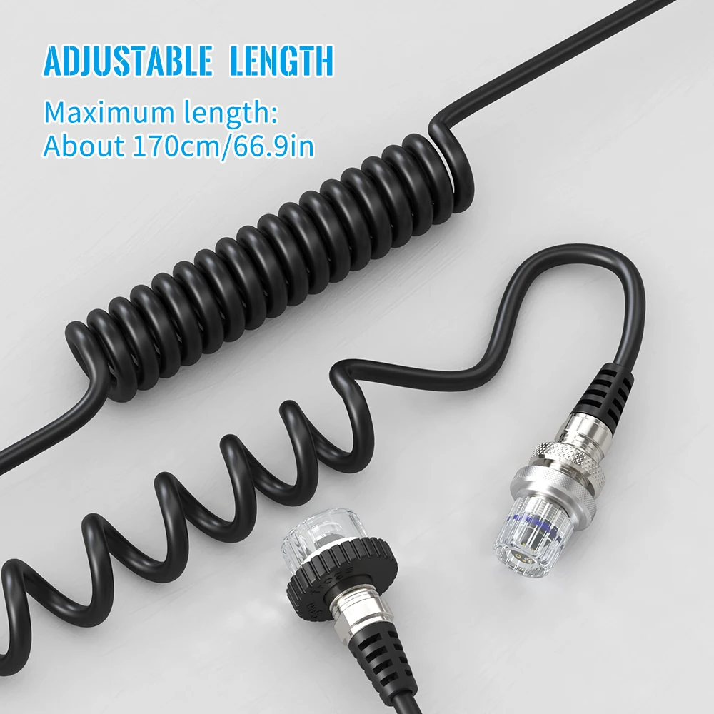 SeaFrogs Diving Waterproof Shell Flashlight Connection Line 5 pin  Synchronous Lightning Conductor Cable Data Line