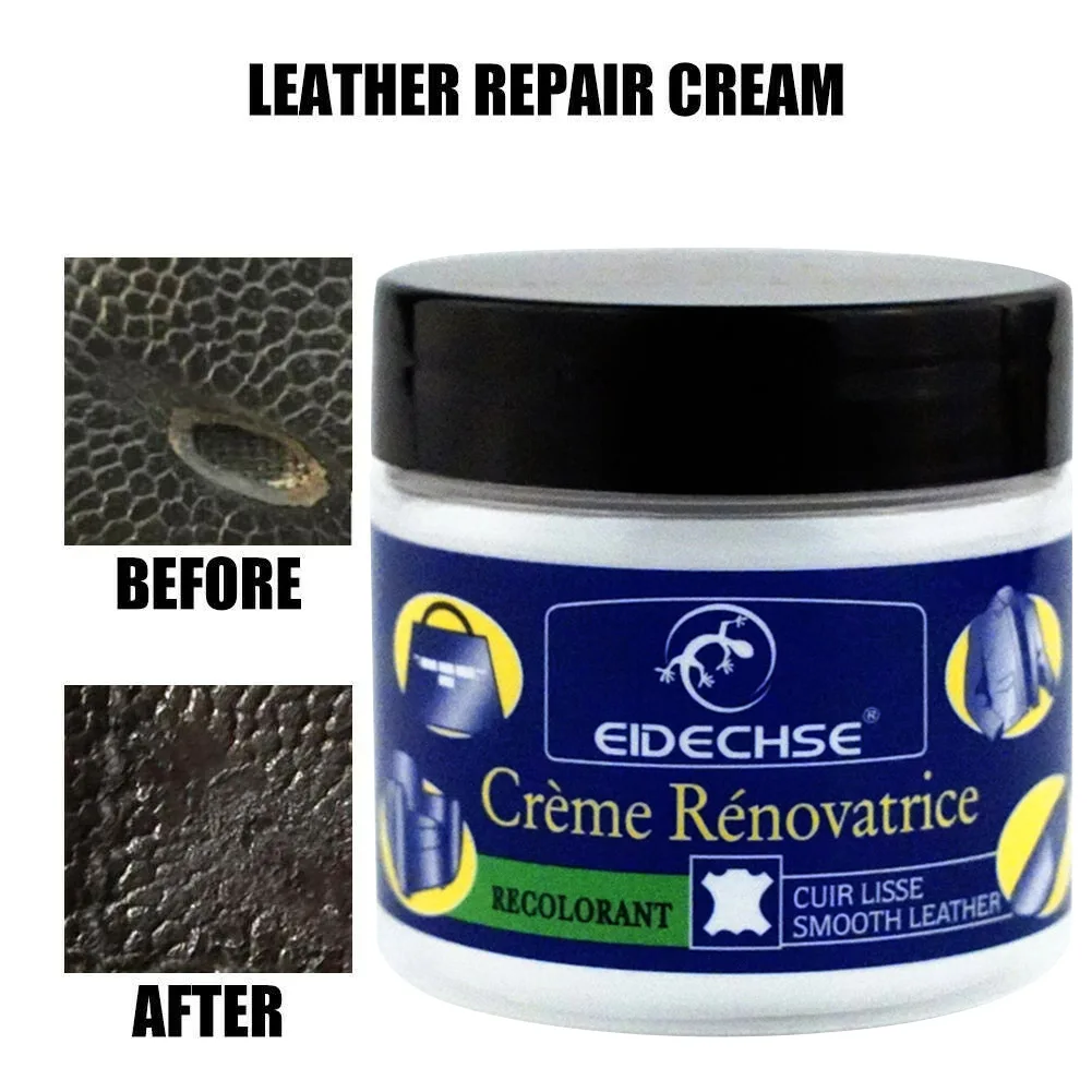 Leather Vinyl Repair Filler Compound Cream for Leather Restoration Cracks Burns Car Seat Sofa Holes TUE88