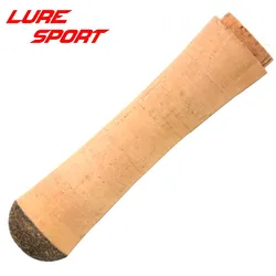 LureSport 10cm cork grip with RubberCork Butt 2pcs Rod Building Component Cork Rod handle Repair Fishing Pole DIY Accessory