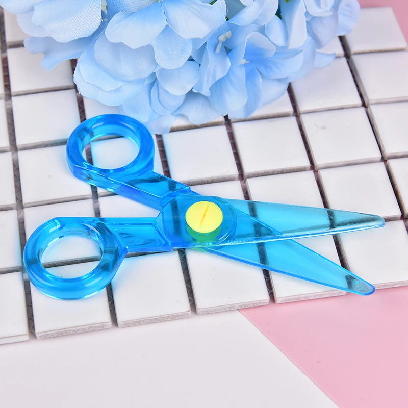 مقص بلاستيك, مقص أمان لقطع الورق ألعاب يدوية للأطفال