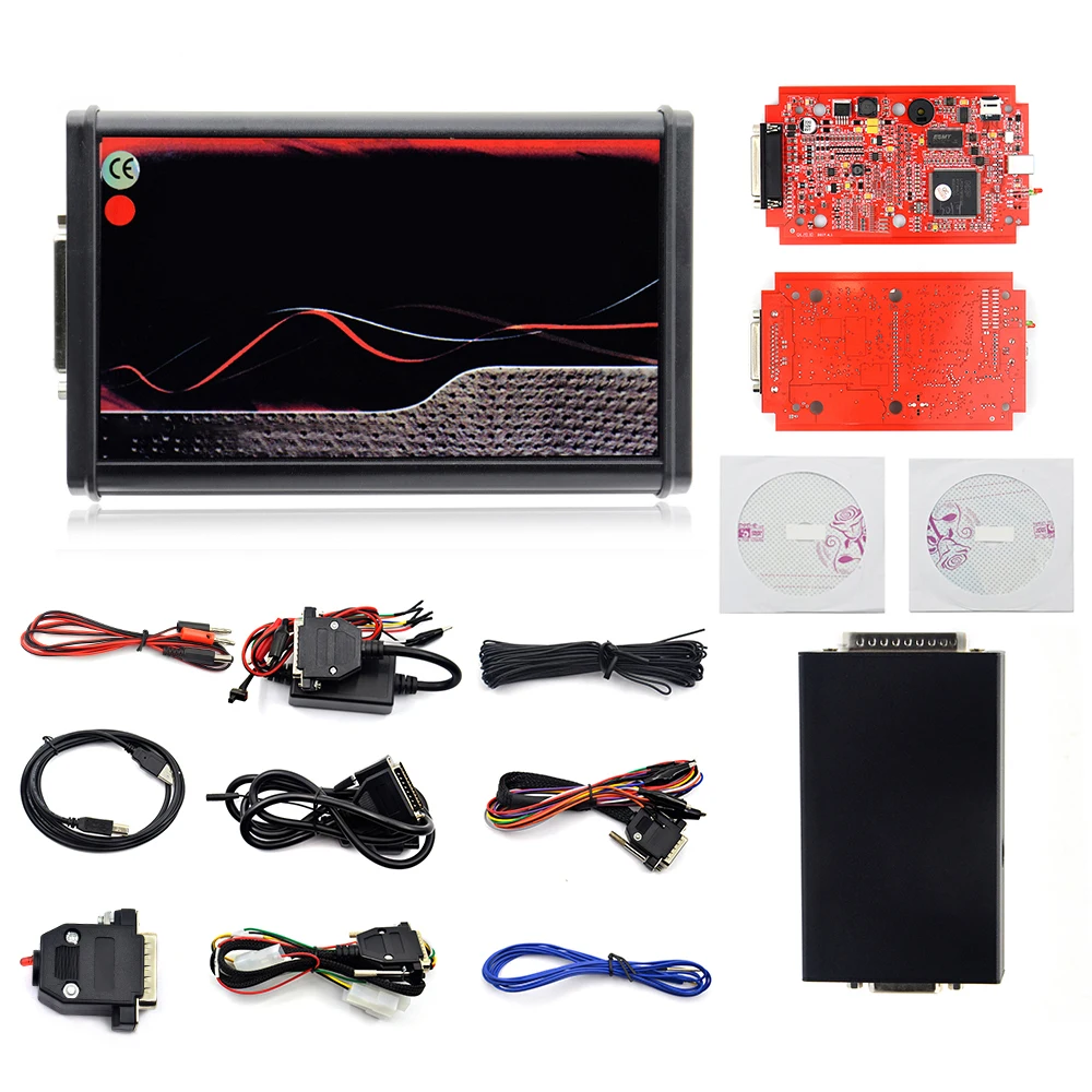 2.80 Online EU Red Kess V5.017 Ktag V7.020 Ksuit 2 Programmer OBD2 ECU Chip Tool Kess 5.017 K-tag 7.020 BDM Frame ECU Master