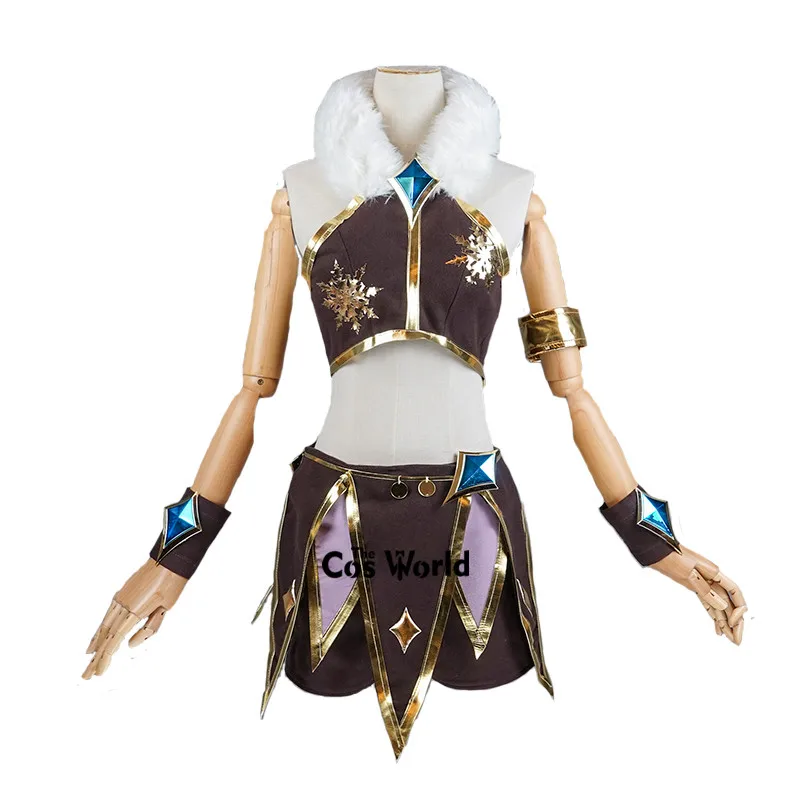 LOL Neeko the Curious Chameleon Ice and Snow Festival Uniform Tops Shorts Outfit Games Cosplay Costumes