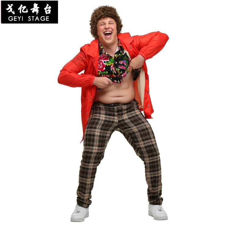 The Goonies Cosplay Costume Halloween Carnival Uniforms Movie Male Kids Fancy Dress Outfit Flower Shirt Set