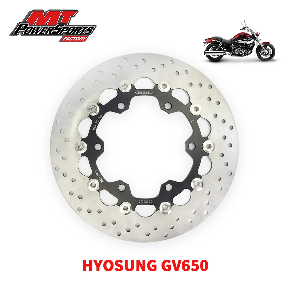 For Hyosung GV650 2006 2007 2008 2009 2010 2011 2012 2013 Brake Disc Rotor Front Left MTX Motorcycle Street Bike Braking