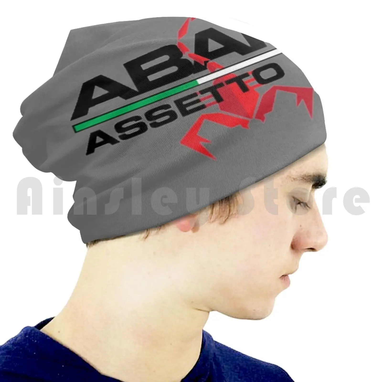 Abarth Assetto Corse Beanies Knit Hat Hip Hop Abarth Assetto Corse