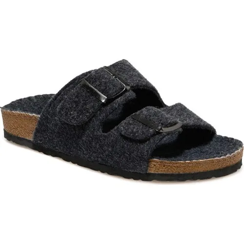 Polaris 600083.Z Navy Blue Women's Mushroom Slippers