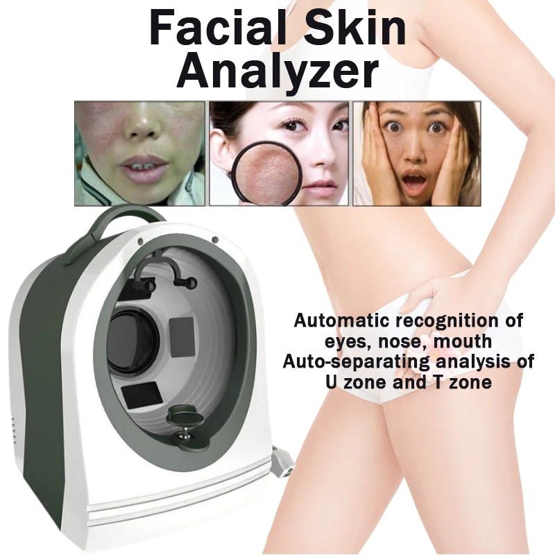 Automatic 3D Facial Magic Mirror Skin Analyzer Facial Skin Anlyzer Machine Skin Diagnosis Machine Facial Scanner