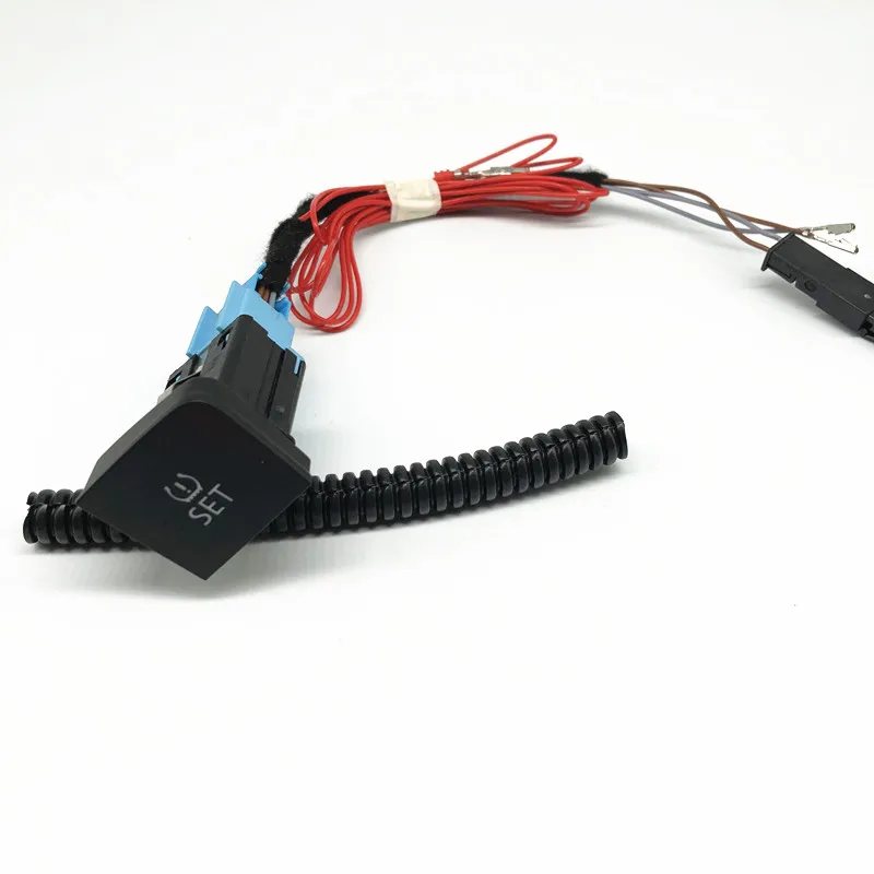 For VW Passat B6 CC TPMS Tire Pressure Monitor Switch Button+Cable wiring harness 3C0 927 121 D 3C0927121