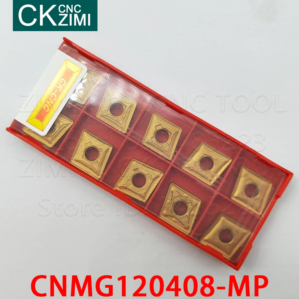 CNMG120408-MP BP010 CNMG 120408 MP Carbide Inserts External Turning Insert Tools CNC Metal Lathe Tools for steel stainless steel