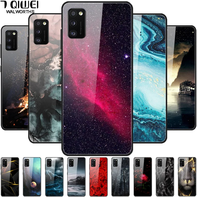 Tempered Glass Hard Case for Samsung Galaxy M31s M21s M31 M21 M51 Phone Cover Protective M 21s Fundas Fashion M 31s