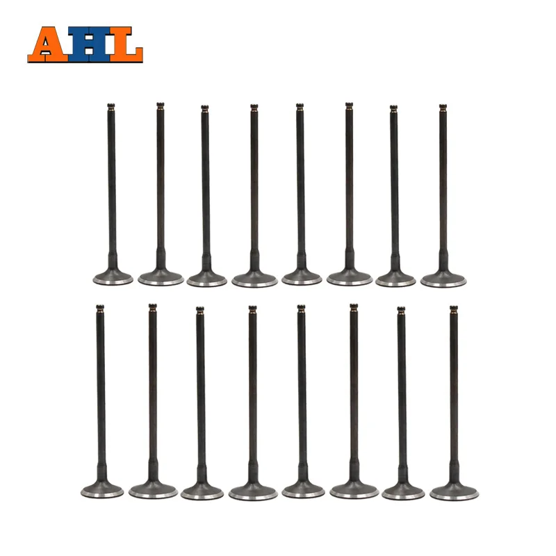 AHL Kit de 8 pares de válvulas de admisión y escape para YAMAHA YZF-R6R R6 RaceBase YZF-R6 YZFR6 YZF R6 Edición 50 Aniversario YZF R6R