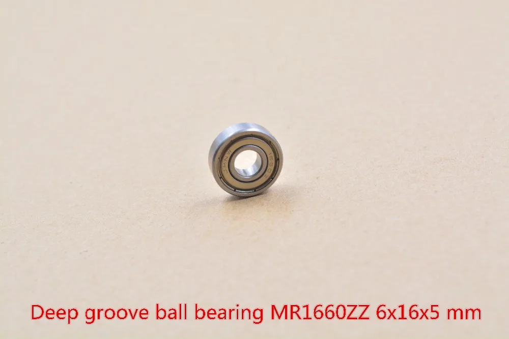 R1660ZZ MR1660ZZ B6-63 696AZZ 6mmx16mmx5mm miniature double sealing cover deep groove ball bearing 1pcs