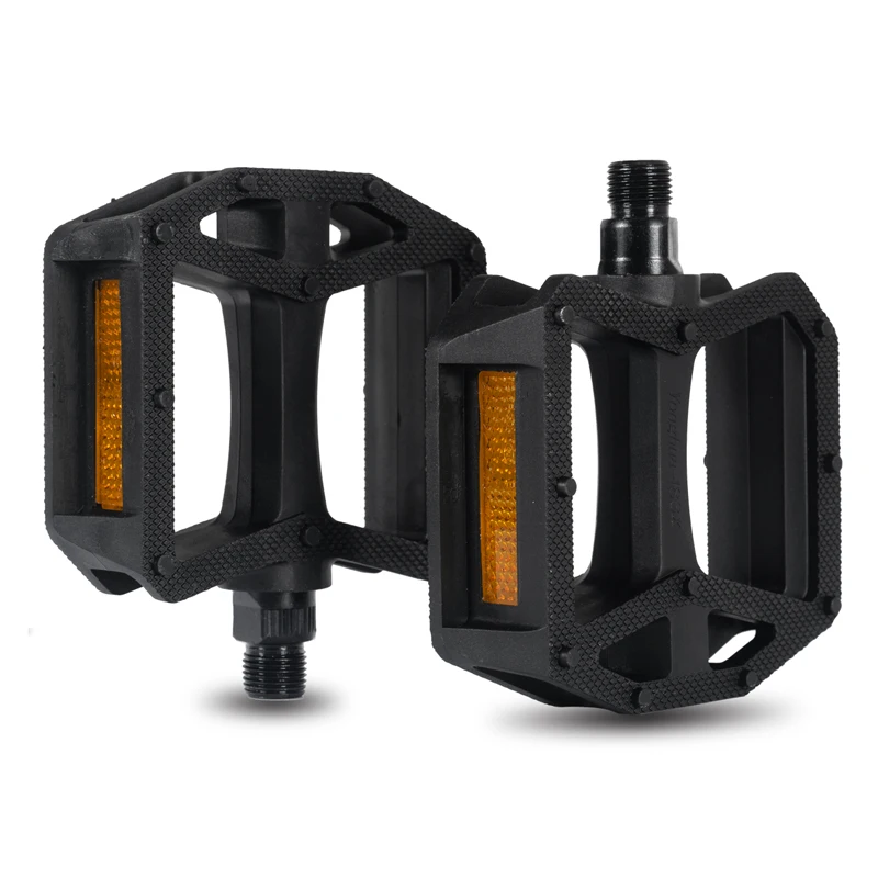 

Bicycle Pedals Ultralight Flat Platform Bike Pedals for Mountain Bike 9/16 Inch 1/2 Inch Cycling Sealed DU Bearing Pedals