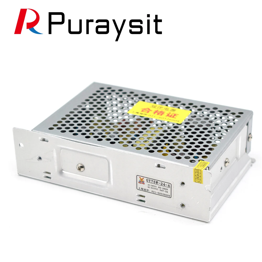 Puraysit 24V 3A CNC Router Power Switch GY75W-24-A 24V 3A Power Supply