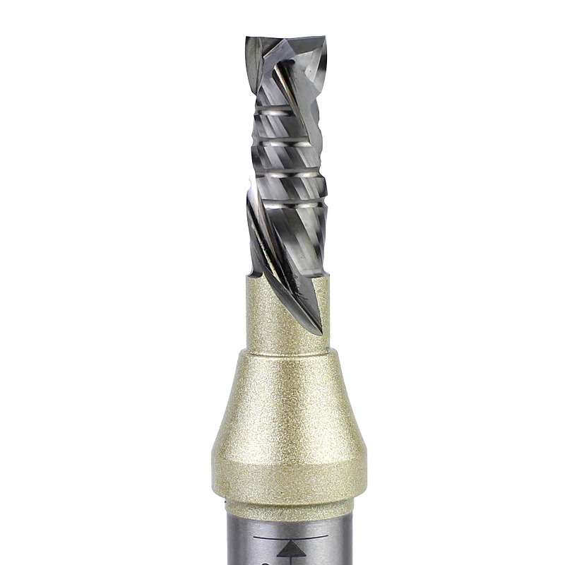 Arden Up&Down Cutter Carbide CNC Router Bit 12.7mm 1/2 Shank Two Flutes Wood Craving Engraving Tool Compression Milling Cutter