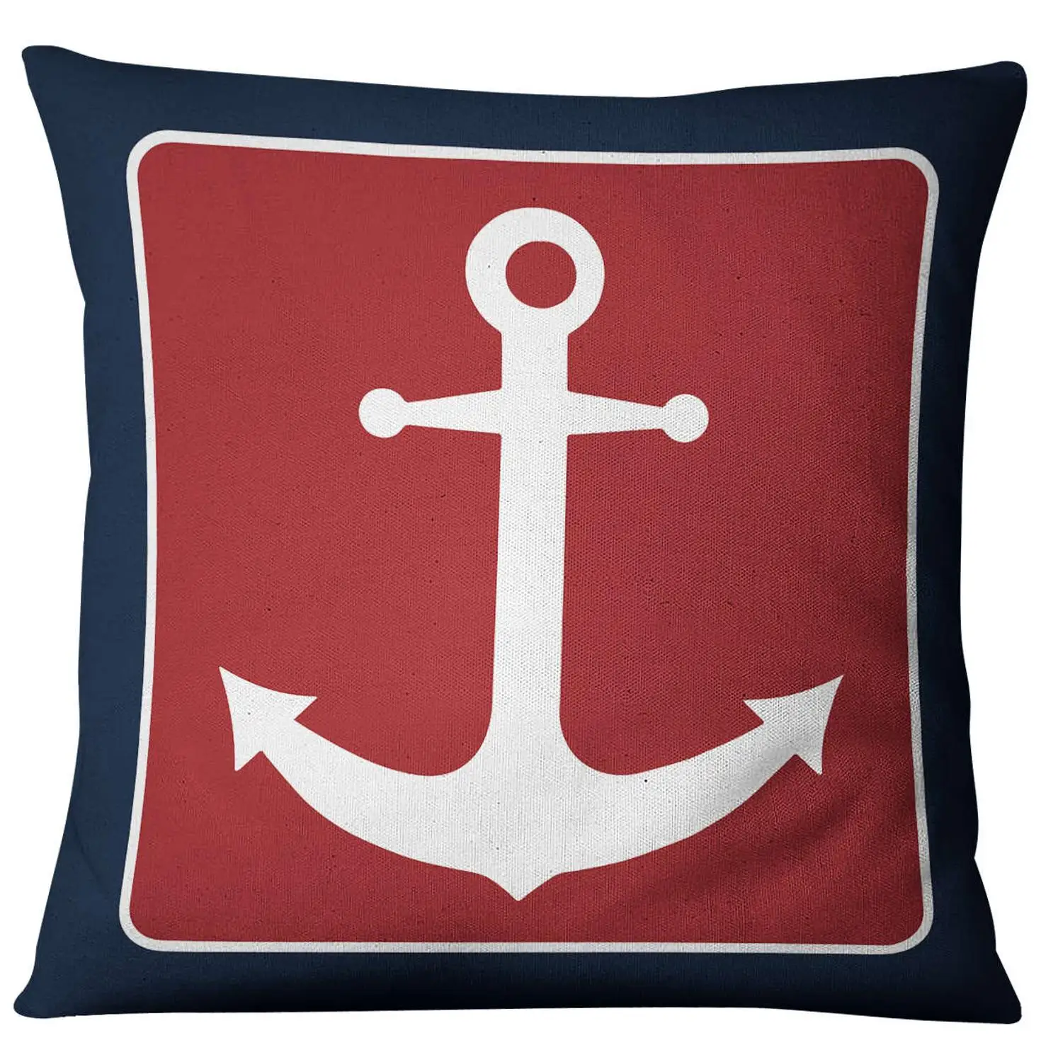 Blue Sea Compass Anchor Cushion Shell Starfish Pillows Mediterranean Throw Linen Pillowcase Home Decorative Decor Sofa Cushions