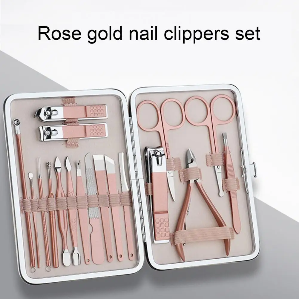 Nail Clipper Manicure Set High Quality Stainless Nail Cutter Pedicure Scissor Cuticle Nipper Nail Tools Personal Care Kit