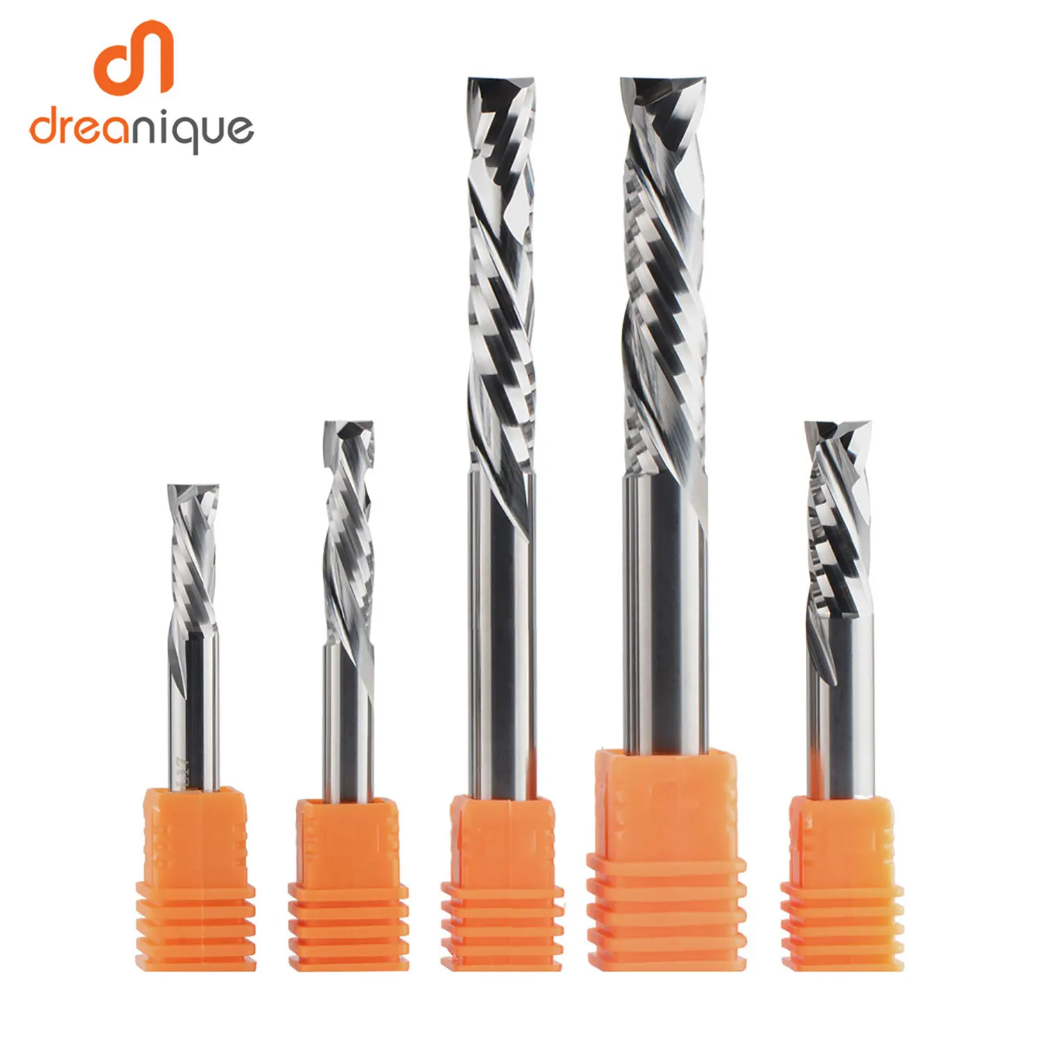 Frez kompresyjny do obróbki drewna UP & DOWN Cut Two Flutes Spiral Carbide Milling Tool CNC Router Wood End Mill Cutter Bits