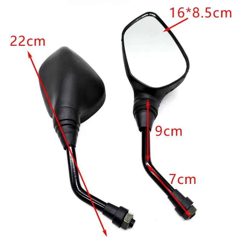 for Bajaj180 Pulsar135 Rearview Mirror Modified Vintage Motorcycle Retroreflector Electric Scooter Rearview Mirror