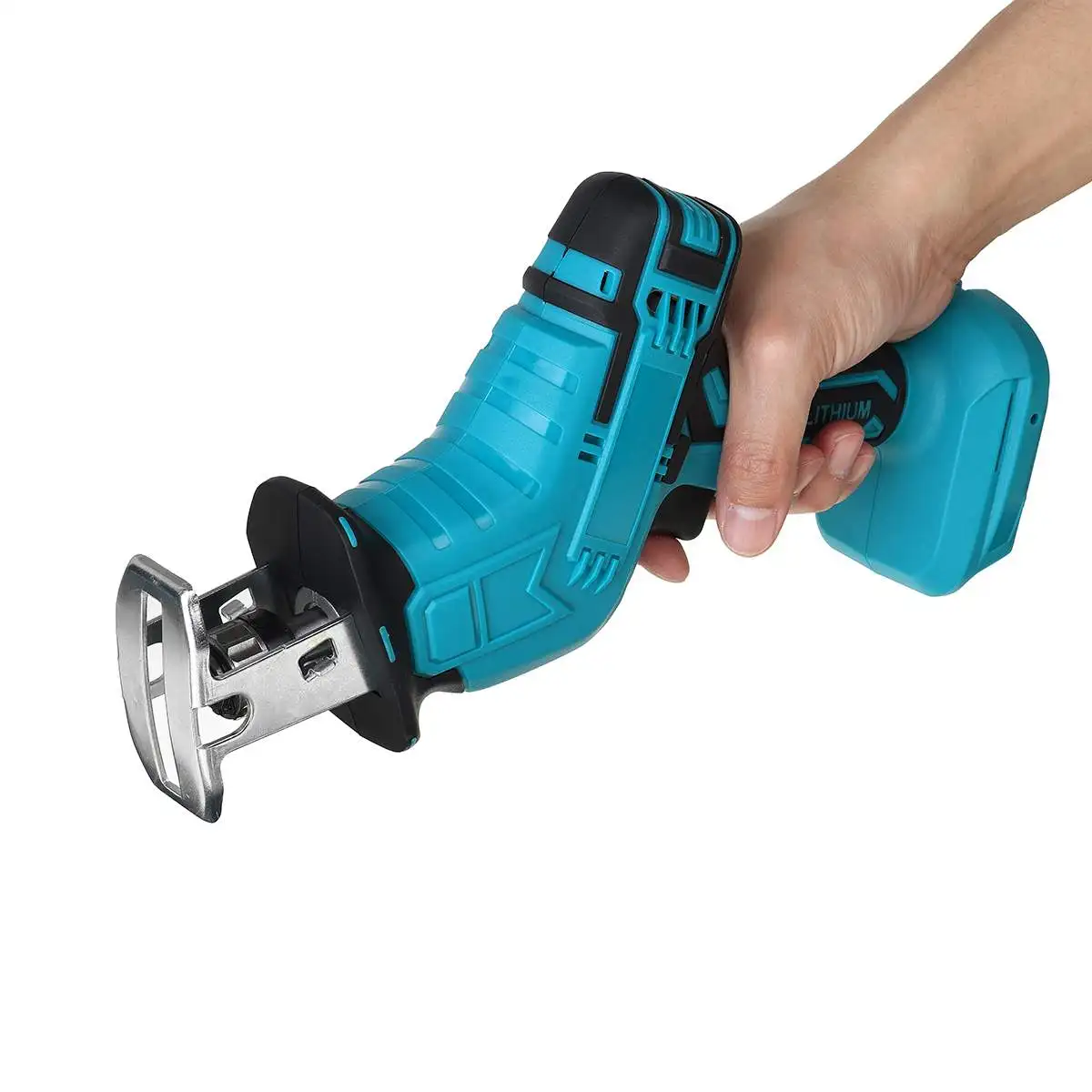 Drillpro 18V เลื่อยลูกกลิ้งไร้สายแบบพกพาไฟฟ้า10Pcs ใบเลื่อยไม้โลหะตัดสำหรับ Makita 18V แบตเตอรี่