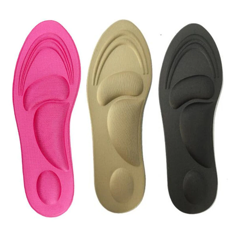 2PCS New 4D Stretch Breathable Deodorant Running Cushion Insoles For Feet Man Women Insoles For Shoes Sole Orthopedic Pad