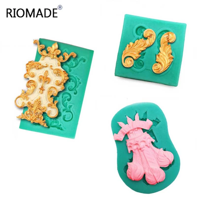 Embossed Lace Cake Border Silicone Fondant Mold Cake Decorating DIY Decoration Flower Belt Chocolate Candy Mastic Baking Mould