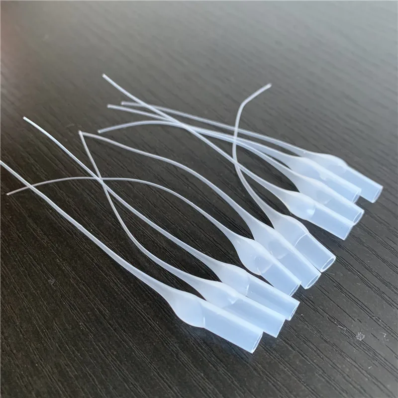 10/50pcs 502 instant Super glue dropping tube Nozzle Adhesive tool Needle Tube Bottle Cap Catheter Dropper