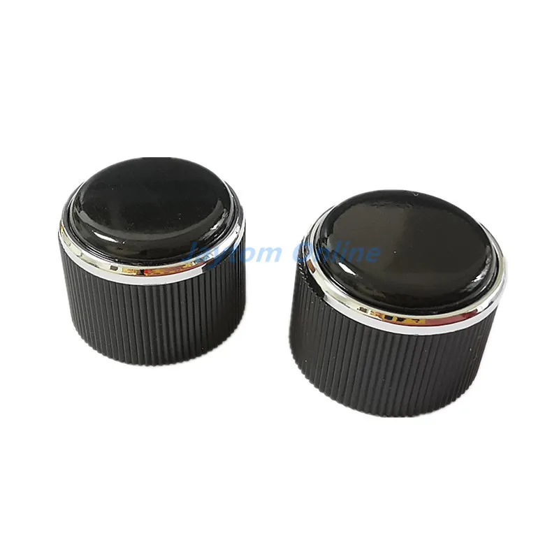 2pcs Plastic Encoder Switch Caps 19x14mm Car Navigation Volume Modification Knobs Half D Shaft 6mm Shaft Diameter