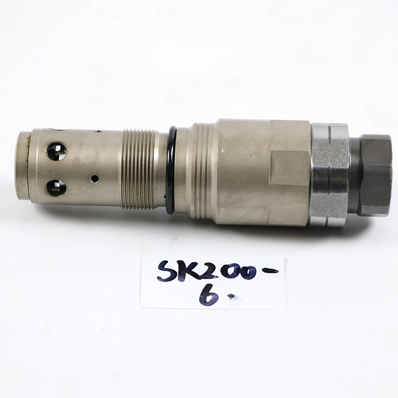 For excavator parts Kobelco SK200 210 230 350 450-6E/Super 8 rotating main gun main overflow valve