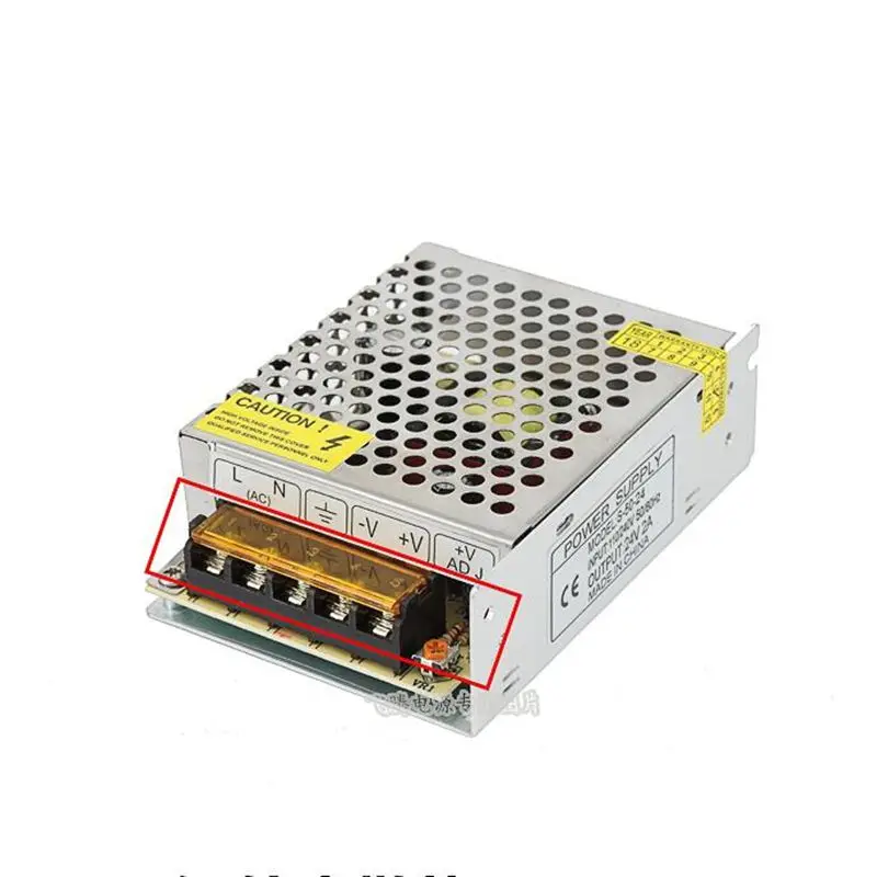 24V2A switching power supply 220V transformer 24V DC 24V50W industrial control programming power supply S-50-24