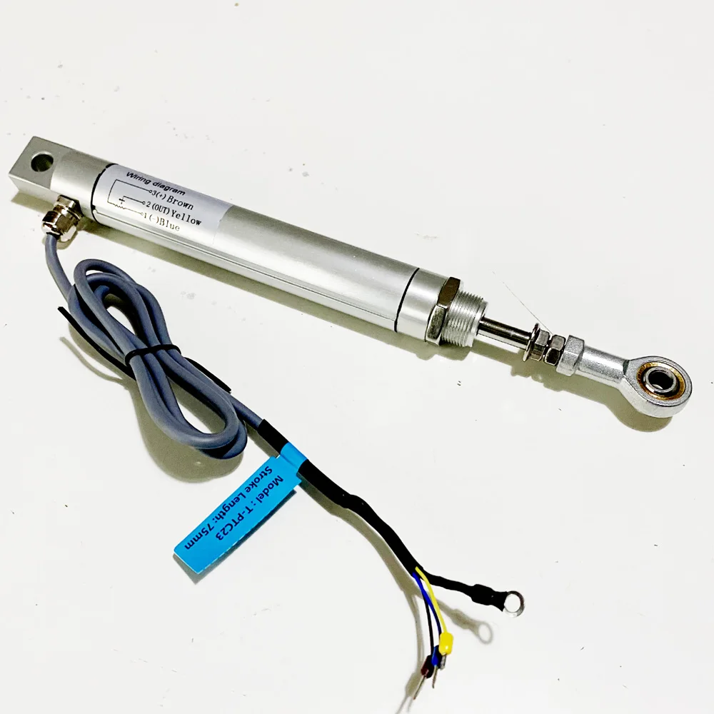Imagem -03 - Sensor de Viagem Linear Posição com Olho Rod Lvdt T-ptc23 15 mm 59 mm 75 mm 100 mm 150 mm