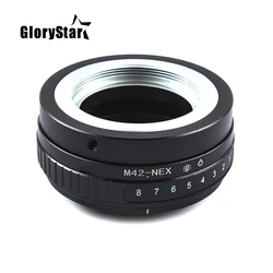 GloryStar Tilt Shift Adapter Ring for M42 Lens to Sony NEX E Mount Camera ILCE-7 A7S A7R II A5100