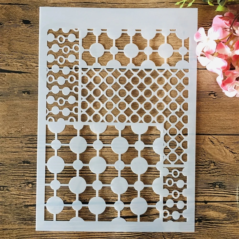 Трафареты A4 для стен, 29 см