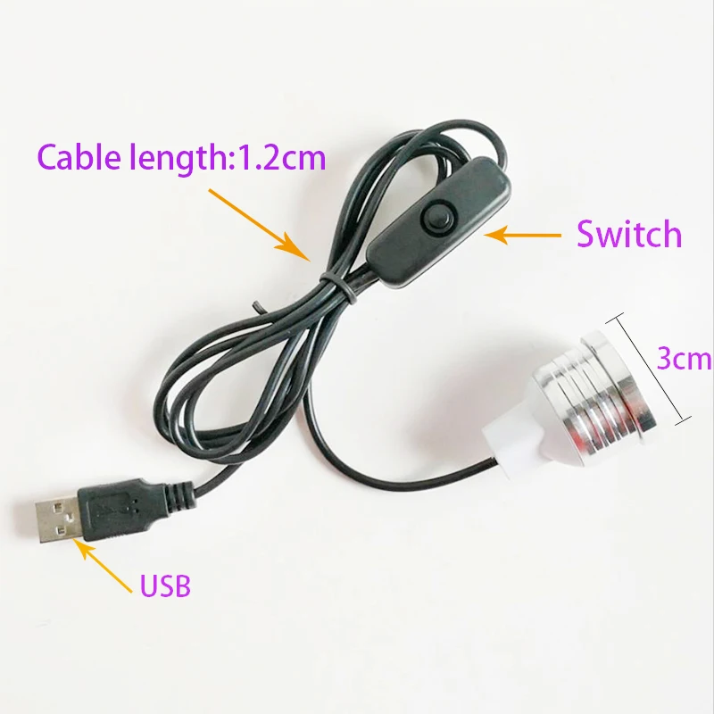 LED UV glue curing Lamp USB Ultraviolet Light 405nm 365nm 395nm Screen Phone Repair PCB Green Oil Circuit Board Maintence Parts