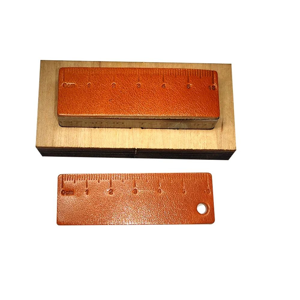 

Сделай Сам кожаное ремесло брелок для ключей подвесная линейка уникальный дизайн украшение штамповочный нож форма металлический Дырокол лезвие с тиснением