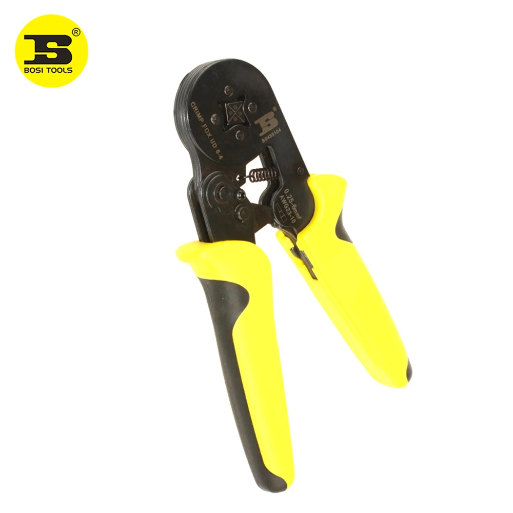 

BOSI HSC8 6-4(AWG 23-10) Ratchet Casing Plier Terminals Crimper